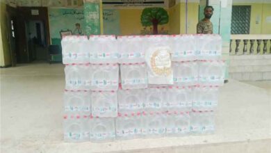 مؤسسة طموح تنفذ مشروع سقاية طلاب الثانوية العامة في عدن