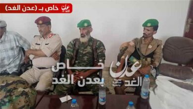 مدير عام أحور يترأس اجتماعاً للقيادات الأمنية والعسكرية لمناقشة الأوضاع الأمنية والتنموية بالمديرية