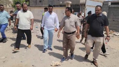 مدير عام المنصورة يدشن إنشاء حديقة جديدة في بلوك ( 10 ) منطقة بئر فضل