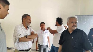 مدير عام تعليم فني عدن يثمن دعم "الهجرة الدولية" خلال تفقد أعمال تأهيل معهد المنصورة