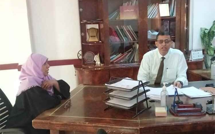 مدير عام صحة لحج واتحاد نساء اليمن يبحثان تنفيذ مشروع لتعزيز الوصول إلى خدمات إنهاء العنف ضد النساء والفتيات
