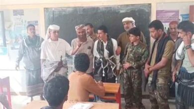 مدير عام مديرية الوضيع يدشن امتحانات الثانوية العامة بالمديرية