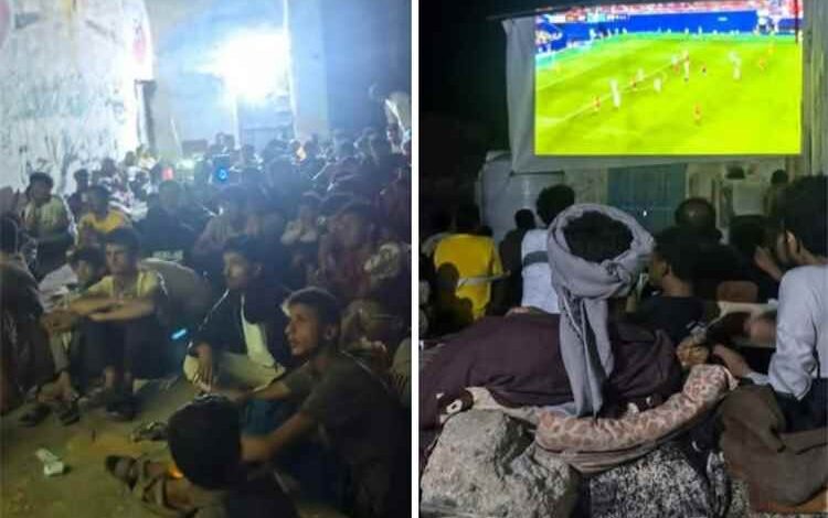 مكيراس ترد الروح: شاشة تلفزيونية  تحول ساحة المدينة إلى مدرج لكأس العالم