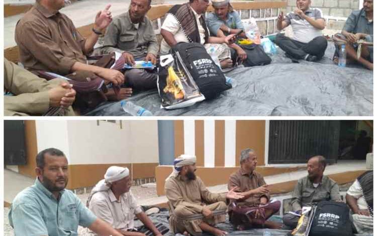 مندوبي منظمة الفاو والزراعة يزوران بنك البذور الزراعي بمديرية حبان بشبوة