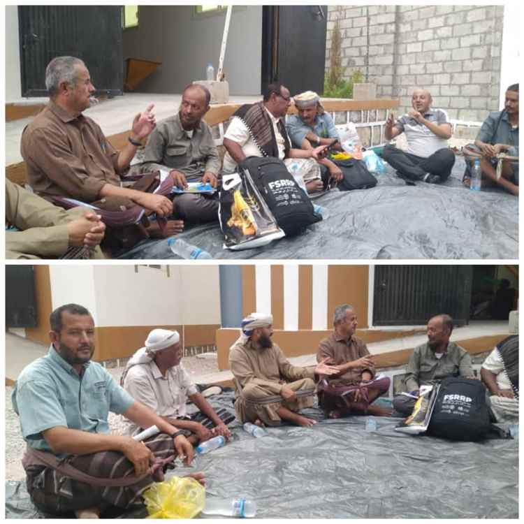 مندوبي منظمة الفاو والزراعة يزوران بنك البذور الزراعي بمديرية حبان بشبوة