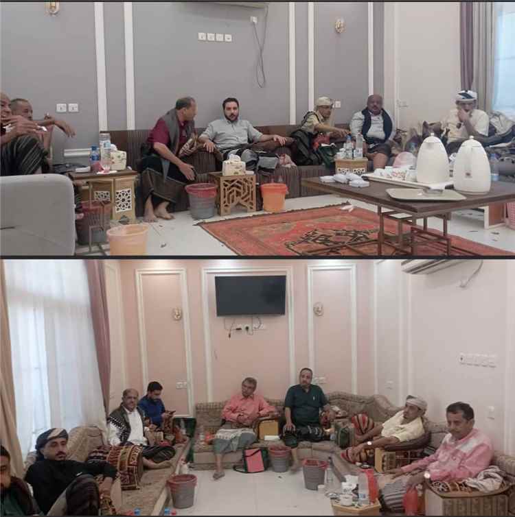 منزل السلطان العفيفي بعدن يجمع مشائخ ووجهاء من محافظة أبين ويؤكد دعم جهود المحافظ الرباش