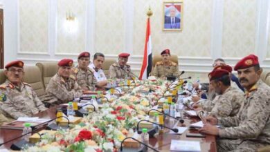 وزير الدفاع يترأس اجتماعاً للمجلس الأعلى للأكاديمية العسكرية العليا في عدن