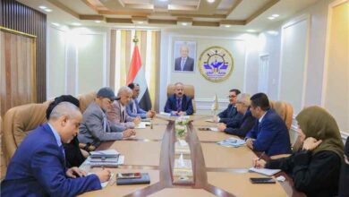 وزير النقل يتراس اول اجتماع لمجلس ادارة الهيئة العامة للطيران المدني والارصاد بعد استئناف أعماله في عدن