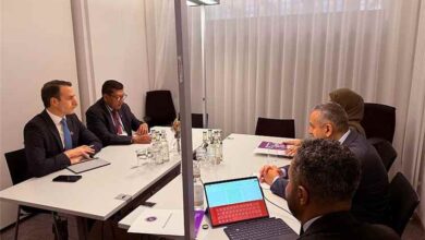 وزيرة التخطيط تبحث مع صندوق قطر للتنمية ومجموعة الدول الهشة (g7+) تعزيز التعاون المشترك