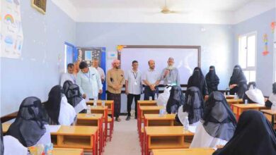 وفد من وزارة التربية والتعليم يطّلع على سير اختبارات إنهاء شهادة الثانوية العامة بمديرية القطن
