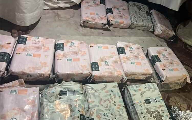 قوات درع الوطن في المهرة تضبط نحو 25 كيلوغرامًا من مادة الشبو