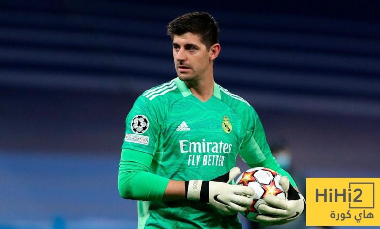 موقف ريال مدريد من تجديد عقد تيبو كورتوا