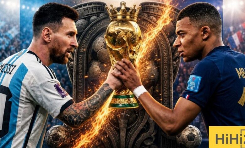 مبابي وميسي يتنافسان على عرش كأس العالم