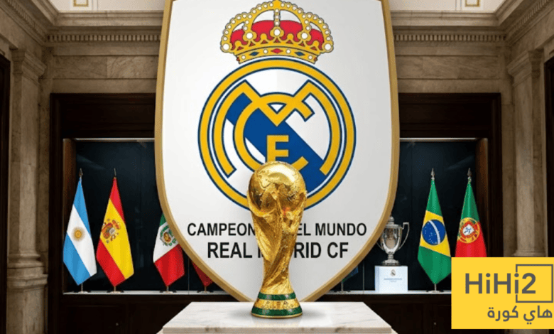 لاعب وحيد يحمل راية ريال مدريد في نهائي كأس العالم