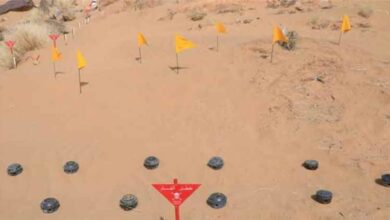 "مسام" ينزع أكثر من 5653 لغم وذخيرة في اليمن خلال يوليو