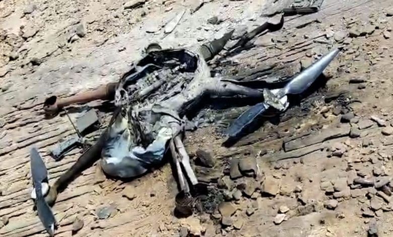 إسقاط طائرة مسيّرة إيرانية الصنع قبل بلوغ أهدافها في الصفراء بصعدة