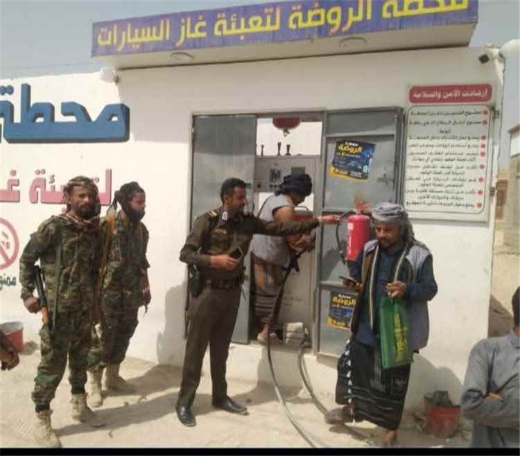 إغلاق محطات غاز السيارات المخالفة في مديرية الروضة
