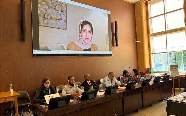 إيمان حُميد تستعرض معاناة المرأة اليمنية في ندوة دولية بمجلس حقوق الإنسان في جنيف