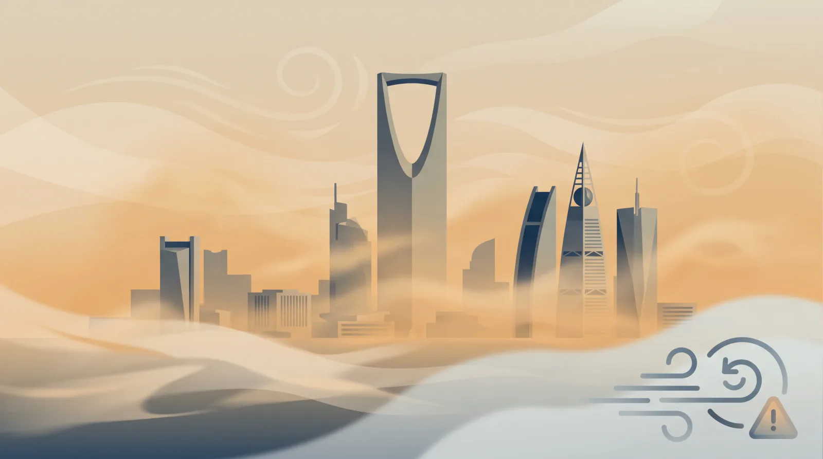 "الأرصاد" يُنبّه من رياح نشطة وتدنٍّ في الرؤية على الرياض الخميس
