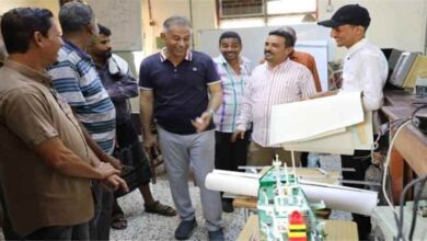 الجاوي يتفقد أوضاع المعهد التقني البحري بعدن