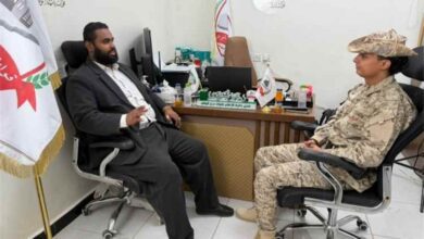 الدكتور الصولبة يزور مقر القيادة العامة لقوات درع الوطن ويلتقي بالدكتور السروري