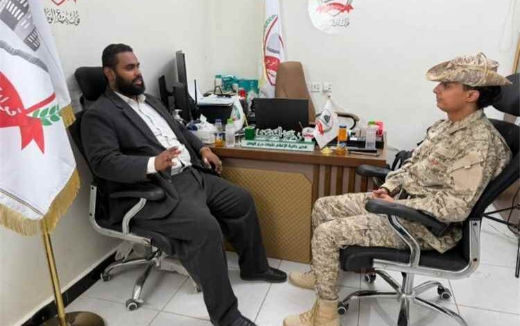 الدكتور الصولبة يزور مقر القيادة العامة لقوات درع الوطن ويلتقي بالدكتور السروري