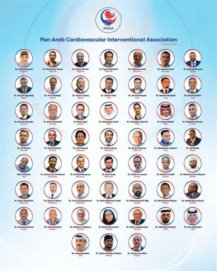الدكتور عبدالوهاب الماتري يمثل اليمن في الرابطة العربية للتداخلات القلبية (PACIA)