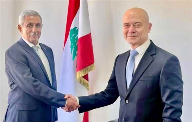 السفير الدعيس يبحث مع أمين عام وزارة الخارجية اللبنانية تعزيز التعاون والتنسيق المشترك