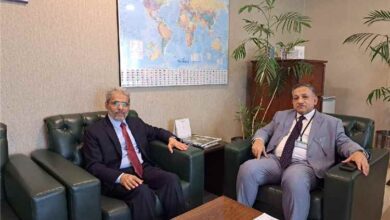 السفير العشبي يلتقي وكيل وزارة الخارجية الباكستانية لشؤون الشرق الأوسط