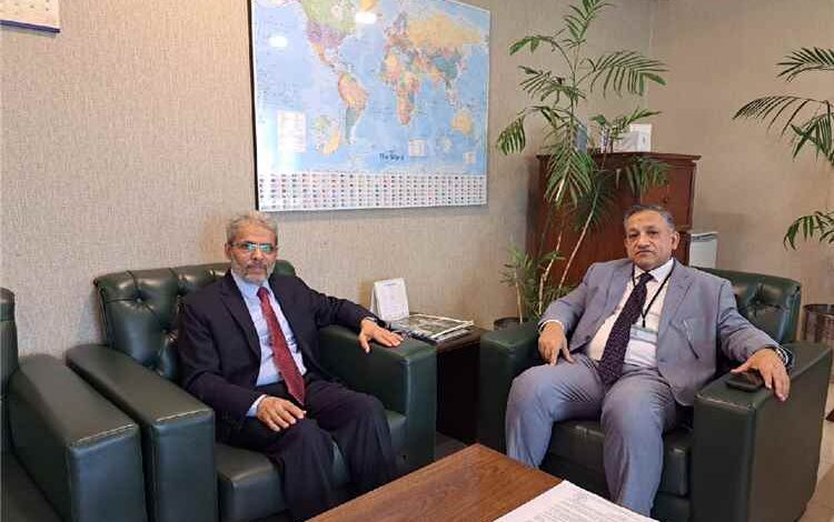 السفير العشبي يلتقي وكيل وزارة الخارجية الباكستانية لشؤون الشرق الأوسط
