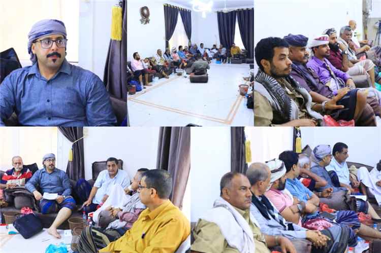 السقاف يلتقي بنخبة من كوادر وشخصيات الصبيحة ويشيد بجهود قيادتها ويؤكد أهمية توحيد الصف وتعزيز الشراكة المجتمعية