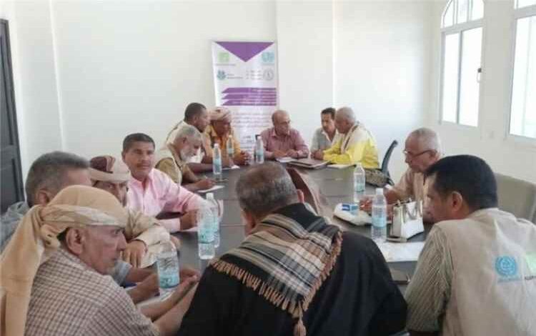 السلطة المحلية بمديرية تبن تبحث مع مؤسسة العون مشروعًا لتقييم الاحتياجات وتعزيز إدارة الموارد الطبيعية