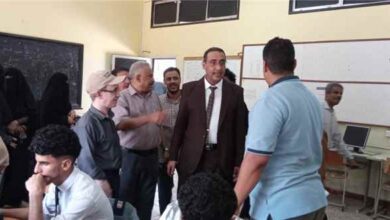 الطهيش والشكلية يدشنان الاختبارات العملية لـ 776 طالباً وطالبة في 29 تخصصاً في المعاهد التقنية والمهنية بالعاصمة المؤقتة عدن