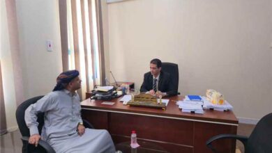 العطاس يبحث مع المدير العام للإدارة العامة للواجبات الزكوية بساحل حضرموت تعزيز الأداء وتطوير آليات التحصيل
