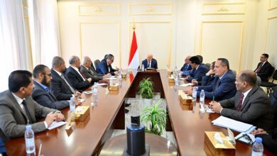 العليمي يدعو الأحزاب السياسية لتوحيد الصف وإسناد القوات المسلحة في مواجهة المشروع الإيراني