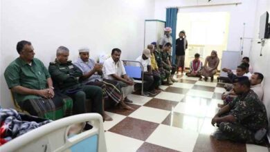 العميد الجابري يطمئن على صحة الأخ مبارك العكبري في مستشفى العرب