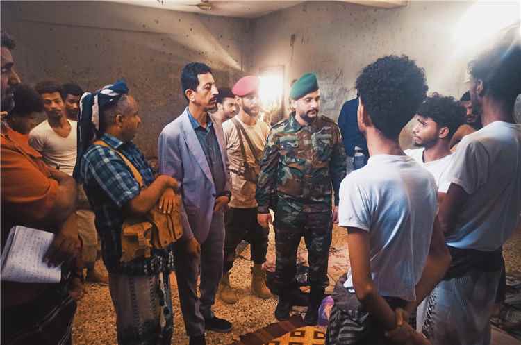 العميد طلال الكلدي ووكيل نيابة جعار يتفقدان سجن 7 أكتوبر ويوجهان بسرعة استكمال إجراءات النزلاء