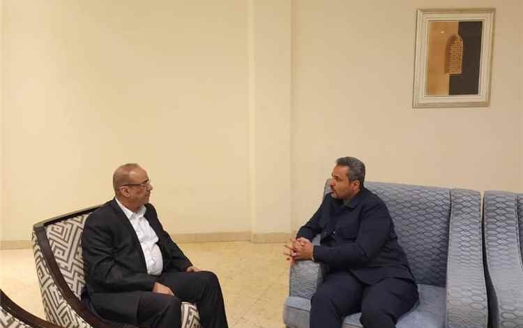الميسري يستقبل محافظ لحج الاستاذ مراد الحالمي