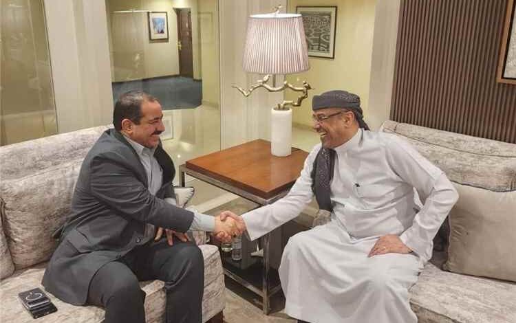 الميسري يستقبل وزير الداخلية إبراهيم حيدان ويؤكد دعم جهود توحيد الأجهزة الأمنية