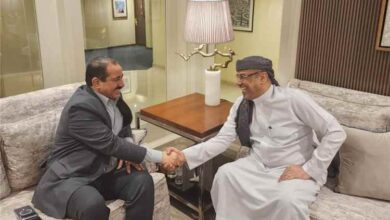 الميسري يستقبل وزير الداخلية اللواء الركن إبراهيم حيدان