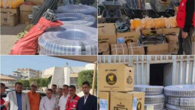 الهلال الأحمر في عدن يعزز جاهزية صندوق النظافة بمعدات متخصصة لمواجهة مخاطر السيول والتغيرات المناخية