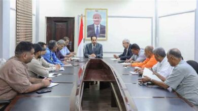 الوزير البكري يلتقي إدارة نادي شمسان ويؤكد على دعم خطط النادي وتطوير أنشطته