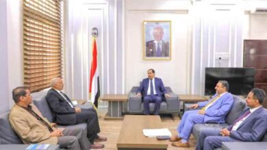 الوزير البكري يناقش مع رئيس جامعة إقليم سبأ تعزيز التعاون وانشاء كلية للتربية الرياضية