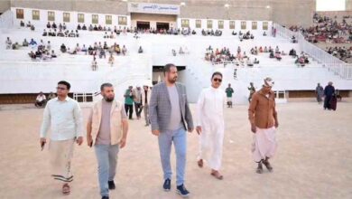 الوكيل الجهوري يبحث مع مؤسسة "الناصر" للتنمية خطة التأهيل للاستاد الأولمبي بسيئون