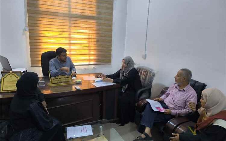 الوكيل الحيدري يناقش مع مؤسسة مكافحة السرطان بعدن سبل تعزيز الشراكة والتعاون