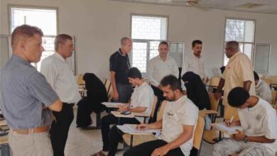 انطلاق امتحانات الفصل الدراسي الثاني بكلية ردفان الجامعية بجامعة لحج