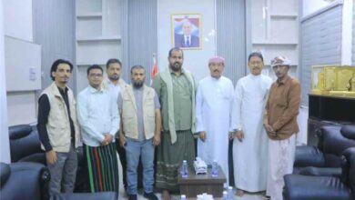 بارباع والجهوري يطلعان  على خطة مؤسسة "الناصر" لتأهيل الاستاد الأولمبي بسيئون