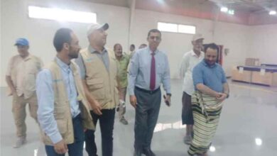 بدعم وتمويل من منظمة اليونيسف.. مكتب الصحة بلحج يتسلم مبنى المخازن المركزي للتحصين بعد إعادة تأهيله وتجهيزه بكلفة 500,000 خمسمائة ألف دولار