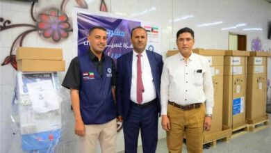 تدشين أربعة أجهزة غسيل كلوي وجهاز تبريد لمركز الغسيل الكلوي لمستشفى الجمهوري بتعز