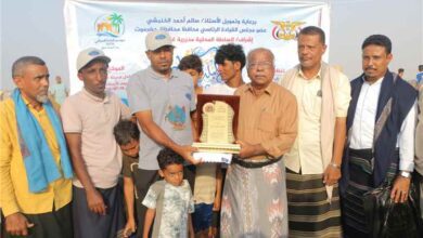 تقديراً لبطولته في إنقاذ غريق.. مجلس المستقبل الجنوبي بحضرموت يكرّم المتطوع محمد حسن دحدح